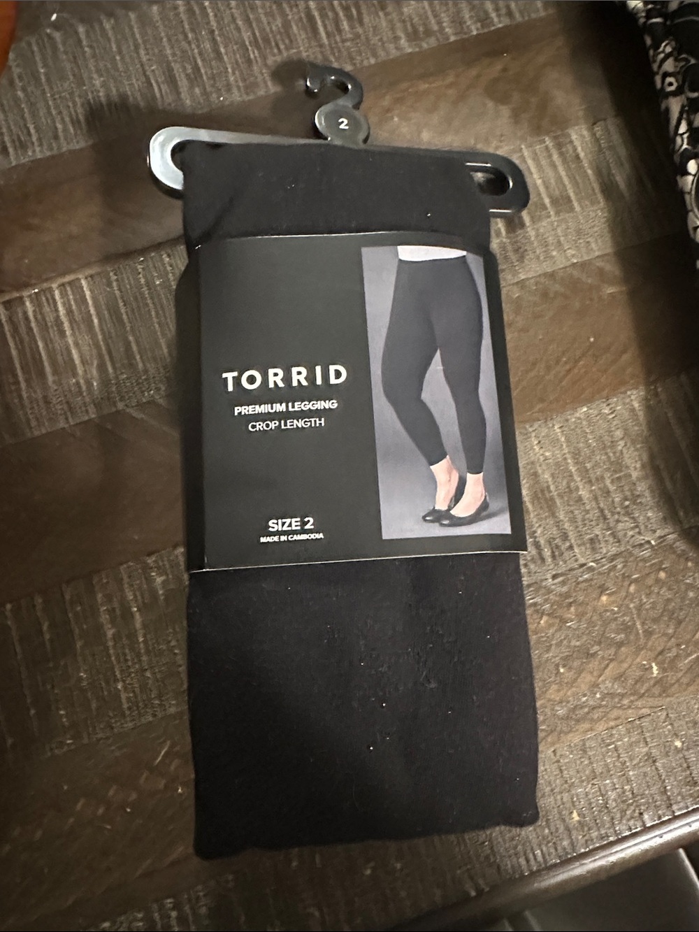 torrid Black Crop-Length Premium Leggings size 2